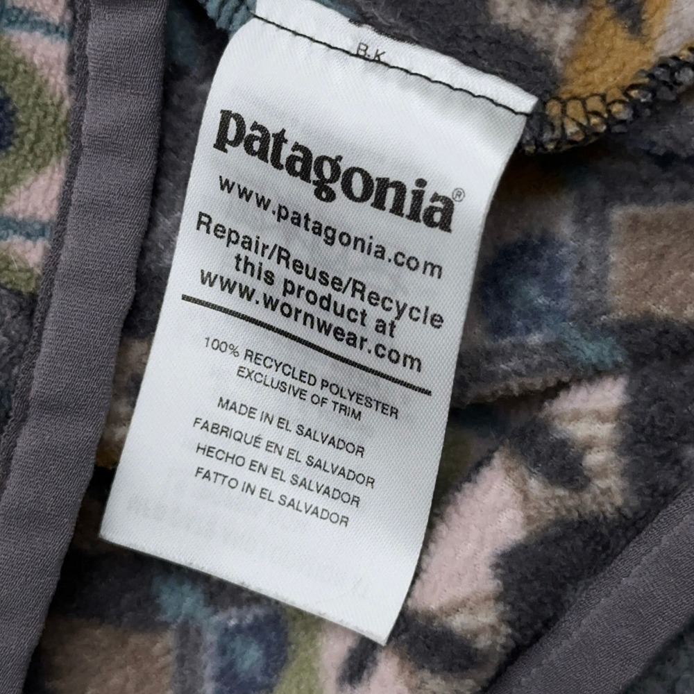 Patagonia Micro-D Snap-T Fleece Pullover Womens Small Companions Regen Green - Picture 3 of 8